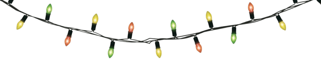 christmas lights banner